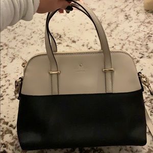Black/cream cedar street maise Kate spade bag
